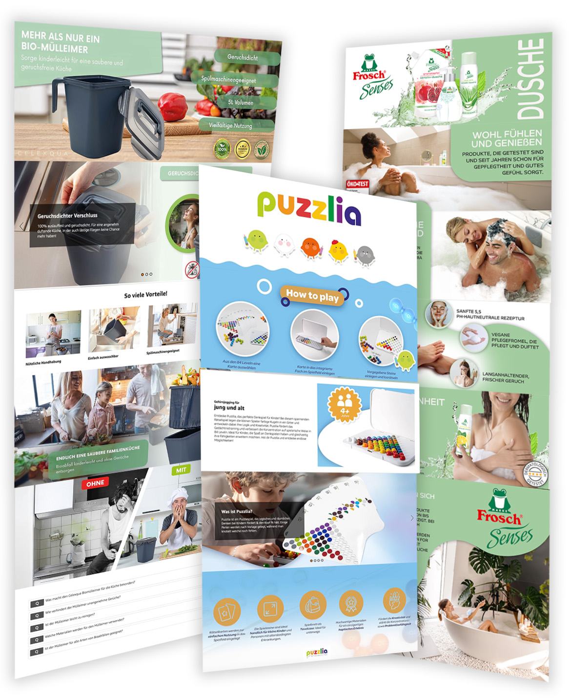 a+ content webseitee arbeit